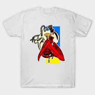 Spanish dancer with castanet T-Shirt